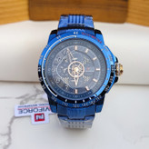 ساعت مردانه سه موتور گارانتی دار آبی رنگ