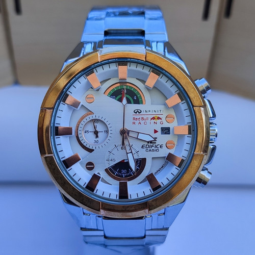 ساعت مردانه کاسیو نقره ای سه موتوره