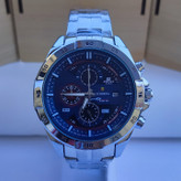 خرید ساعت مردانه کاسیو ادیفایس نقره ای سه موتور