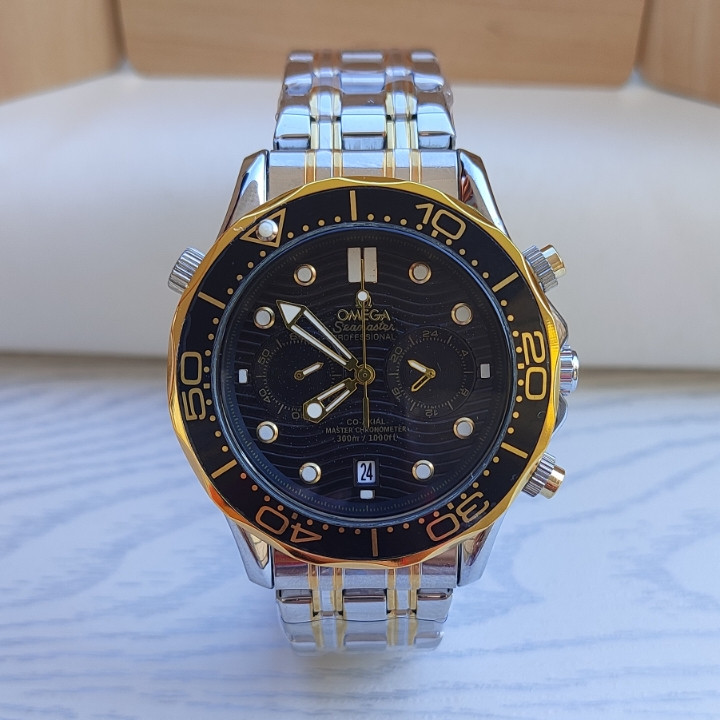 خرید ساعت امگا مردانه سه موتور استیل