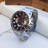 خرید ساعت مردانه سه موتور نقره ای کارن