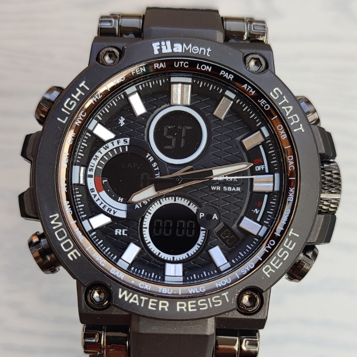 خرید ساعت دیجیتالی عقربه ای مردانه ضدآب فیلامونت