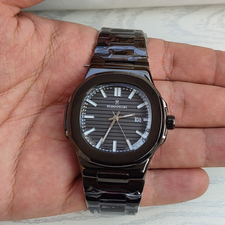 ساعت مردانه رومانسون مشکی استیل قیمت مناسب