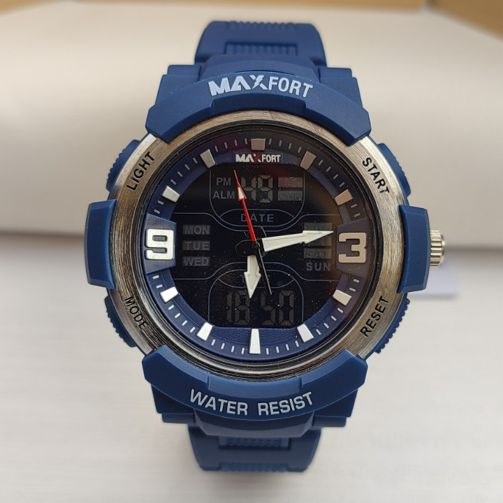 خرید ساعت دو زمانه ضدآب مردانه مکس فورت