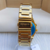 ساعت استیل طلایی مردانه امپاور دو زمانه