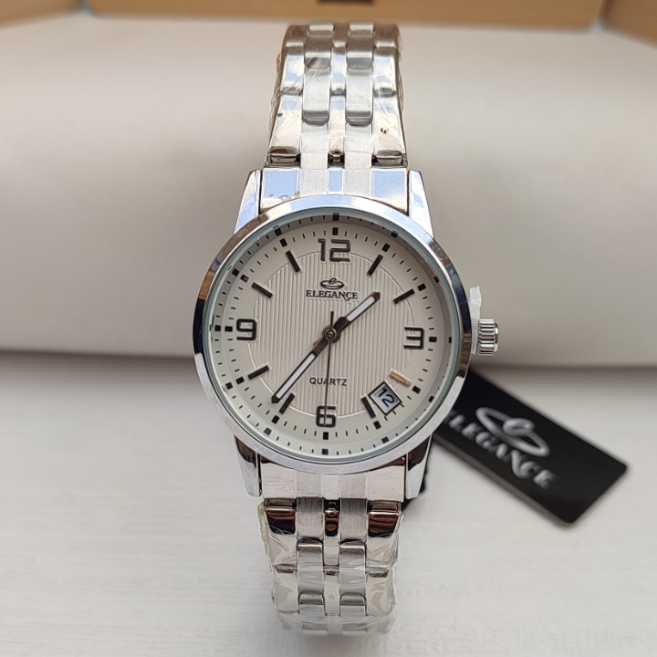 خرید ساعت استیل زنانه نقره الگانس رنگ ثابت