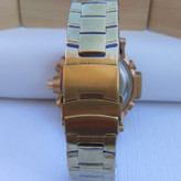 خرید ساعت استیل مردانه طلایی ضدآب