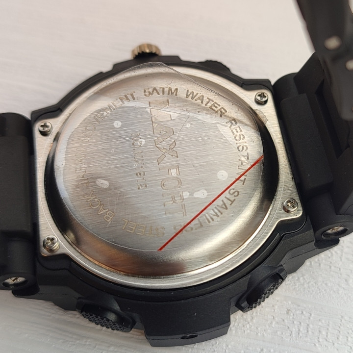 خرید ساعت مردانه ضدآب دو زمانه مکس فورت