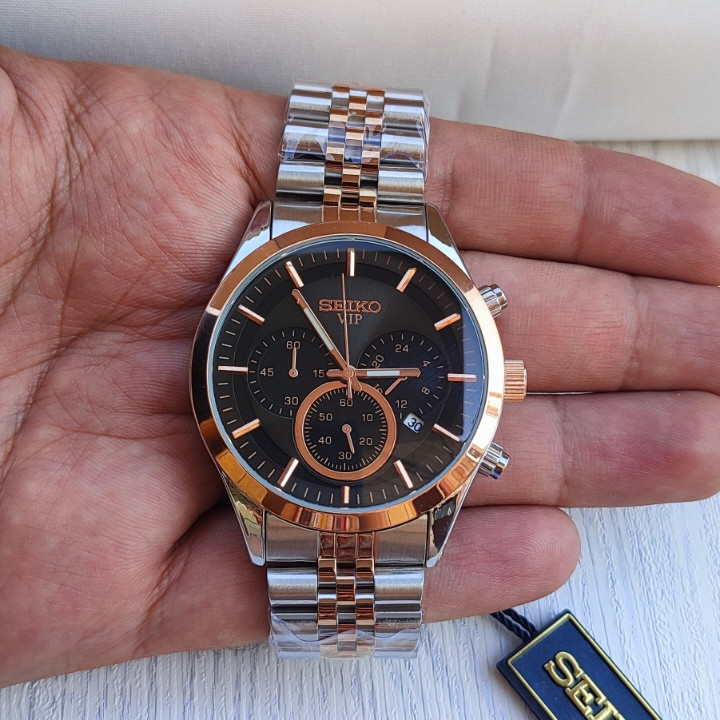 خرید ساعت مردانه سه موتور سیکو استیل