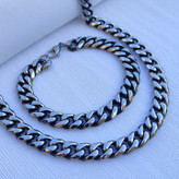 خرید ست کارتیه مردانه رنگ ثابت سیاه قلم