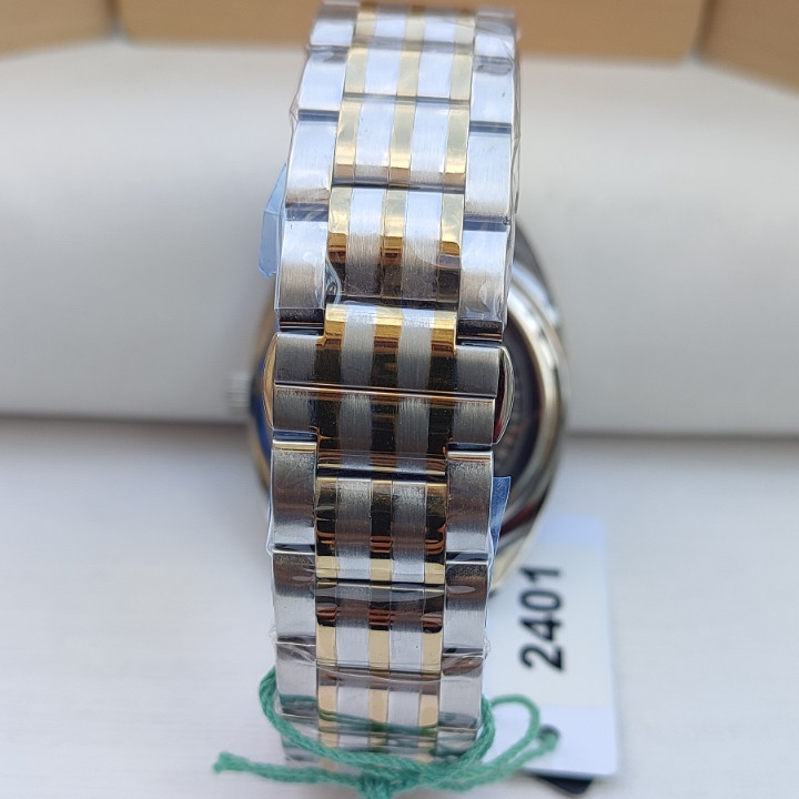 خرید ساعت مردانه طلایی نقره ای گارانتی دار LdA