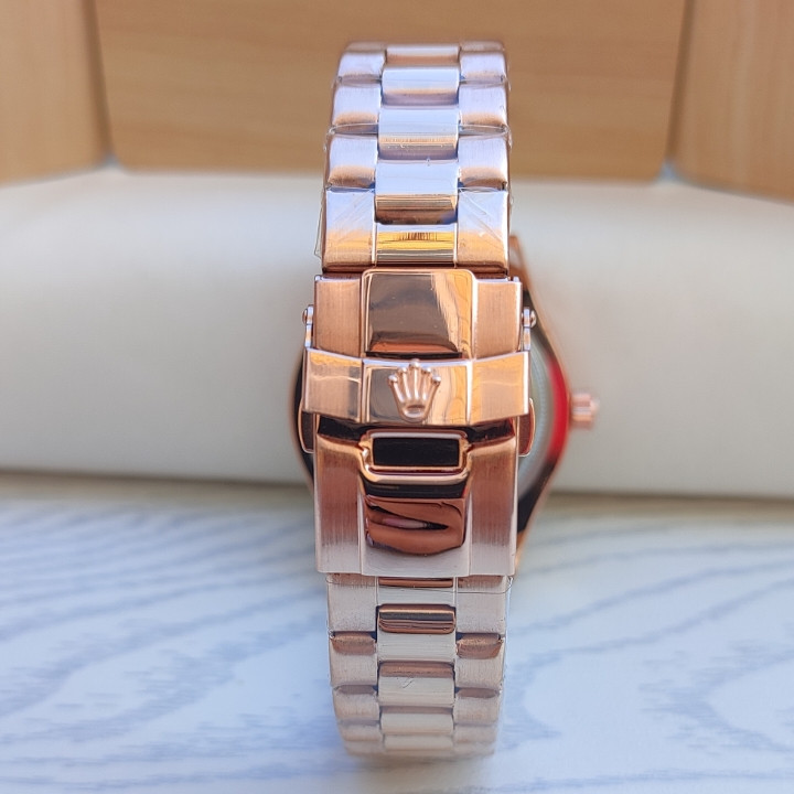 خرید ساعت رولکس مردانه استیل رزگلد