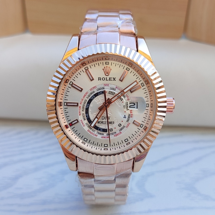 خرید ساعت رزگلد مردانه رولکس استیل