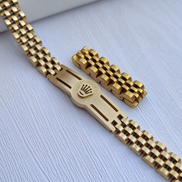 خرید دستبند طلایی مردانه استیل رنگ ثابت