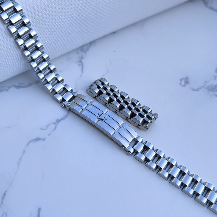 خرید ست دستبند و انگشتر مردانه رولکس استیل