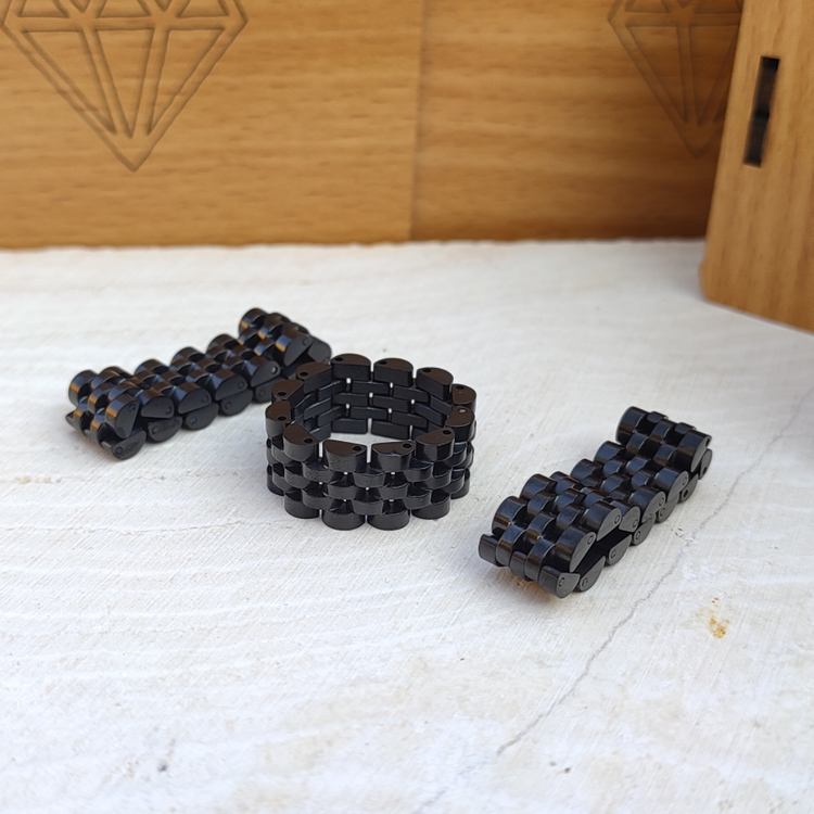 خرید انگشتر رولکس نرم مشکی