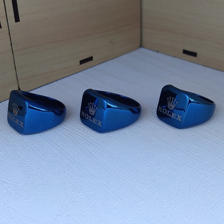 خرید انگشتر رولکس مردانه استیل رنگ ثابت