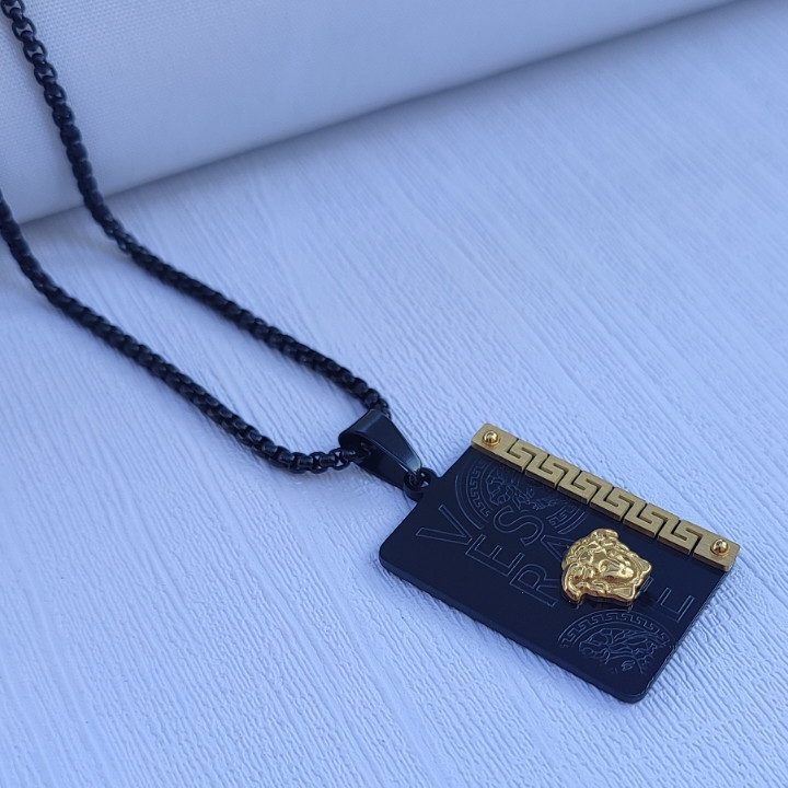 خرید گردنبند دخترانه مشکی شیک