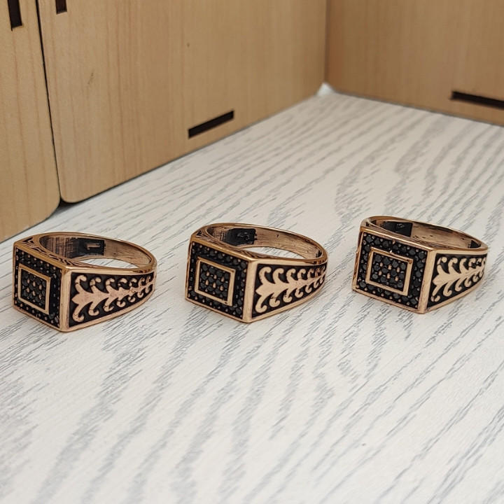 خرید انگشتر طلایی مردانه رنگ ثابت