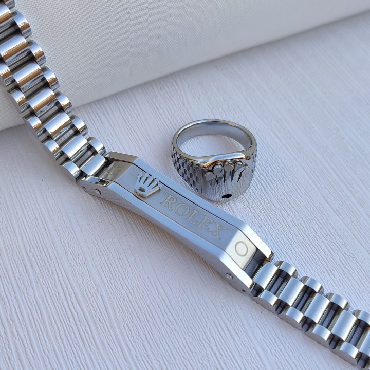 خرید دستبند و انگشتر مردانه ست