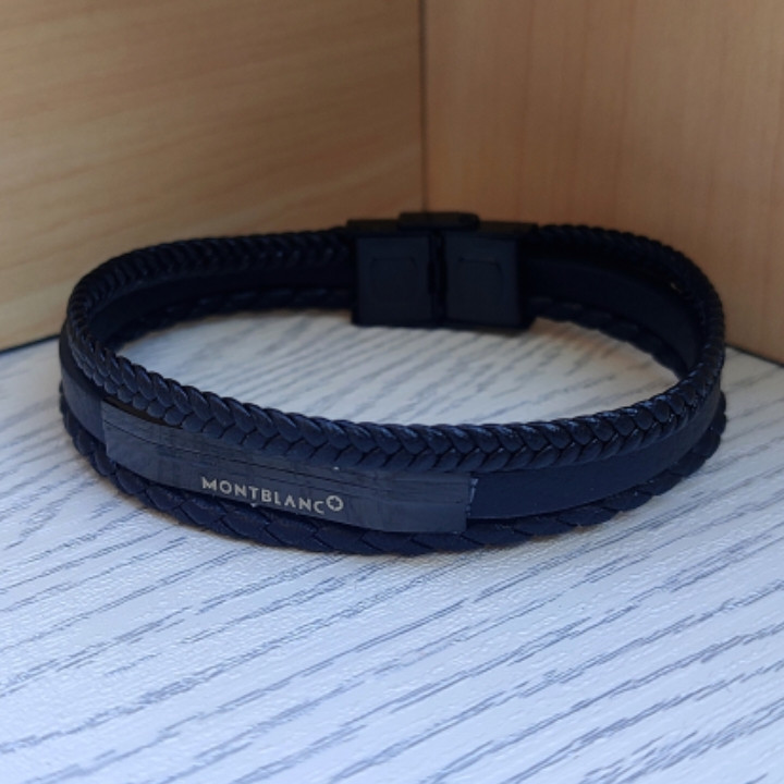 خرید دستبند چرمی مردانه پهن