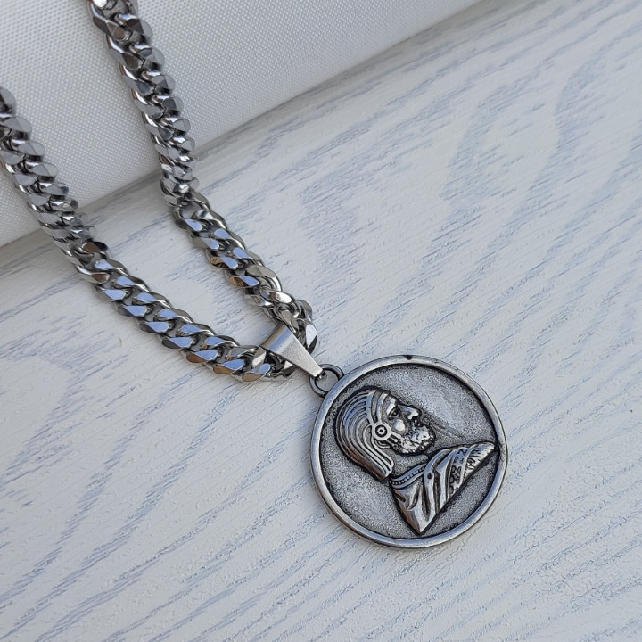 خرید گردنبند کوروش کبیر استیل رنگ ثابت