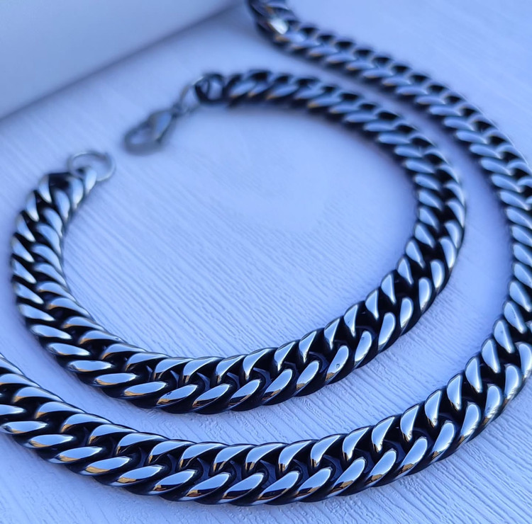 خرید گردنبند زنجیری مردانه رنگ ثابت