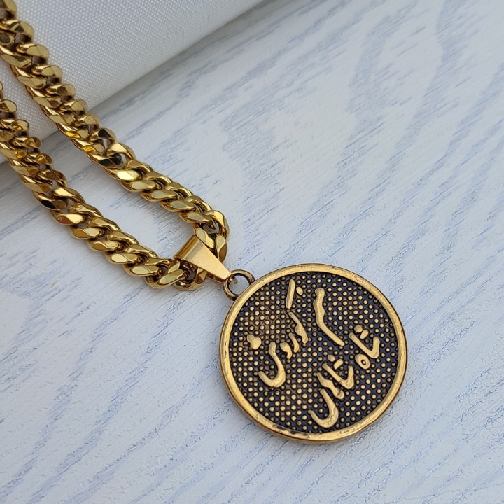 خرید گردنبند کوروش بزرگ مردانه رنگ ثابت