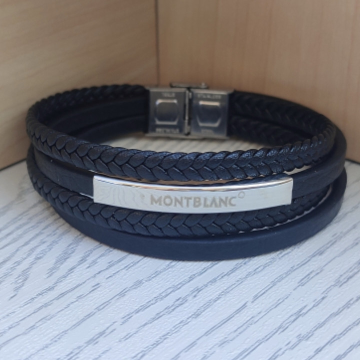 خرید دستبند چرمی مردانه پهن