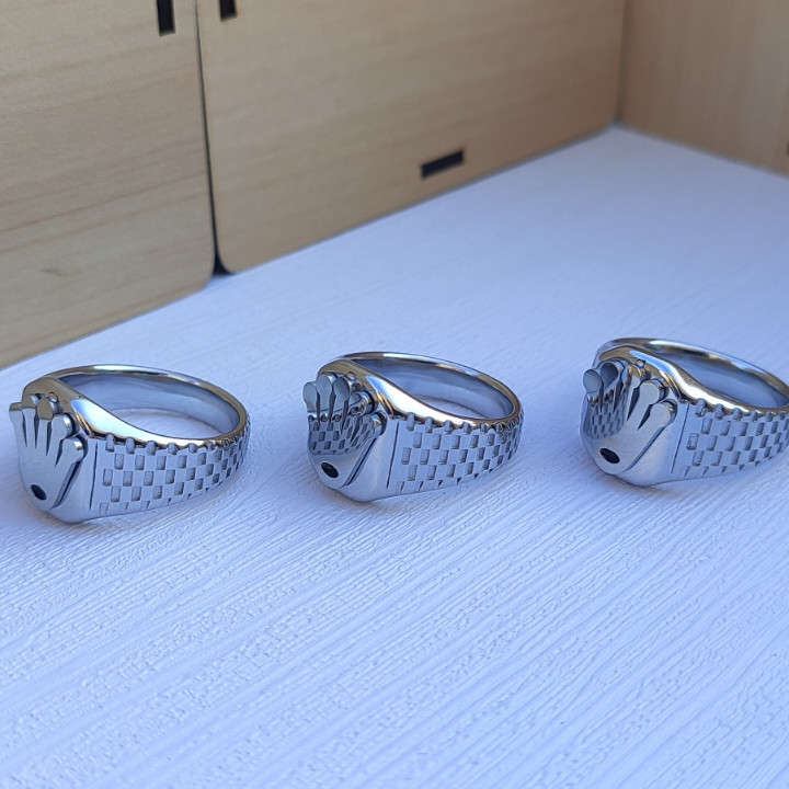 خرید انگشتر نقره ای مردانه رنگ ثابت