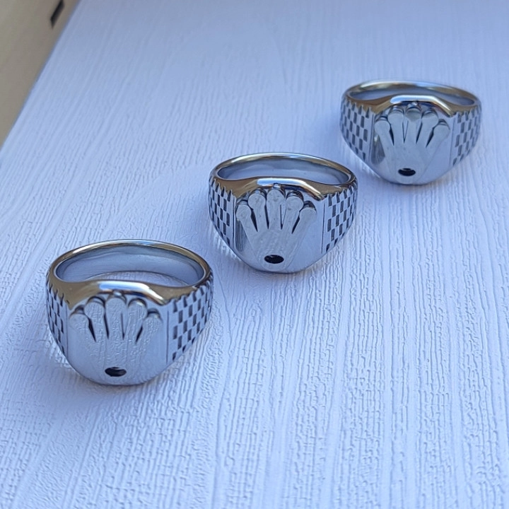 خرید انگشتر مردانه شیک رنگ ثابت