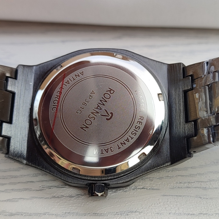 خرید ساعت مردانه رومانسون مشکی استیل