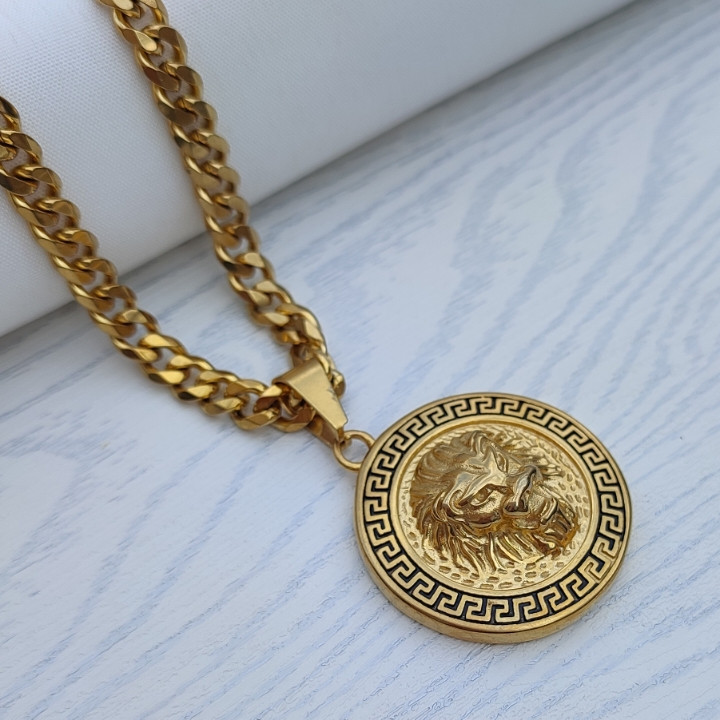 خرید گردنبند مردانه شیک رنگ ثابت