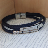 خرید دستبند چرمی مردانه شیک