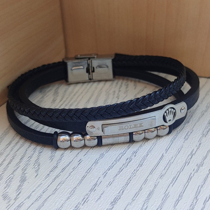 خرید دستبند چرمی مردانه شیک