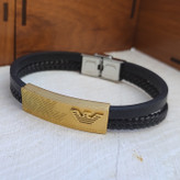 خرید دستبند چرمی پسرانه شیک و پهن