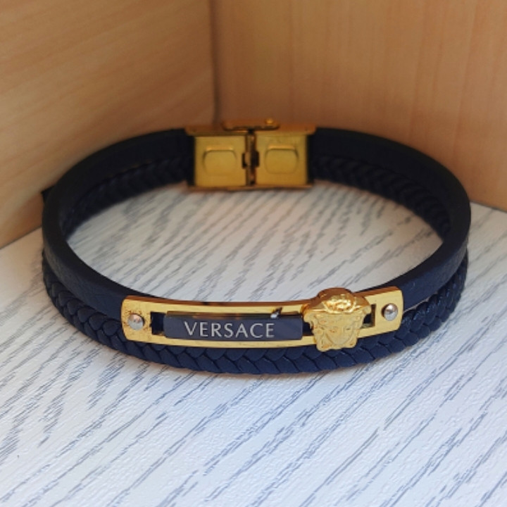 خرید دستبند پسرانه چرمی شیک