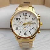 خرید ساعت سیتیزن طلایی مردانه سه موتور فعال بند استیل