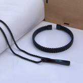 خرید ست گردنبند و دستبند مردانه شیک