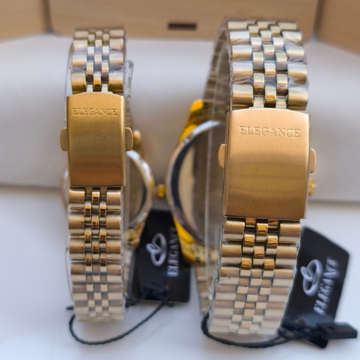 خرید ست ساعت طلایی دخترانه پسرانه شیک