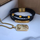 خرید گردنبند و دستبند مردانه ست