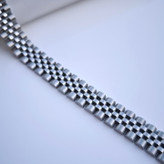 خرید دستبند رولکس نقره ای مردانه پهن