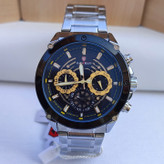 خرید ساعت مردانه سه موتور فعال کیدمن نقره ی استیل