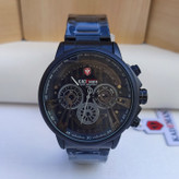 خرید ساعت سه موتور فعال مردانه مشکی کیدمن kademan