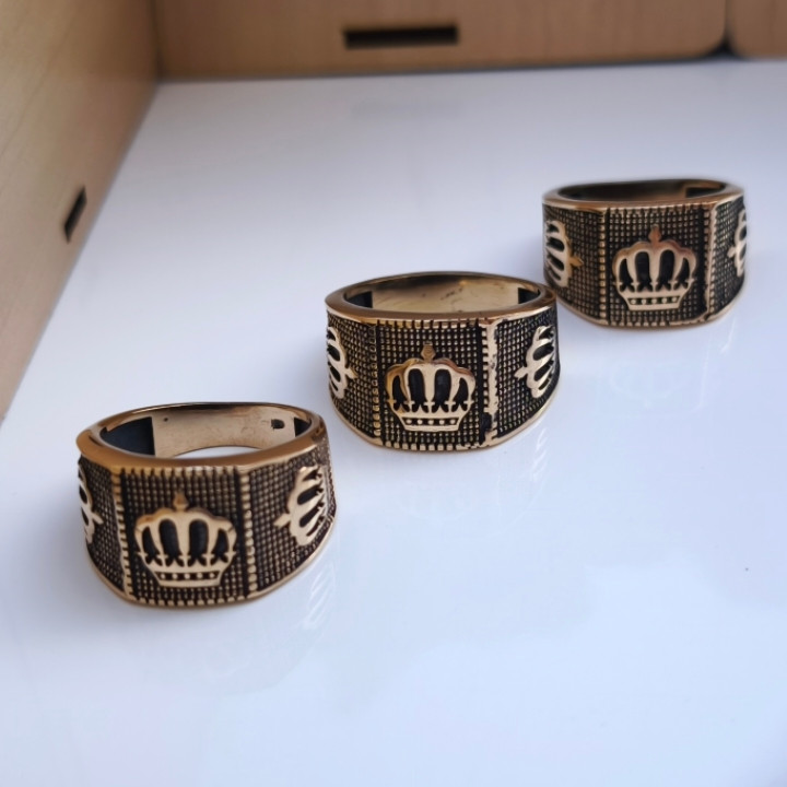 خرید انگشتر مردانه شیک رنگ ثابت