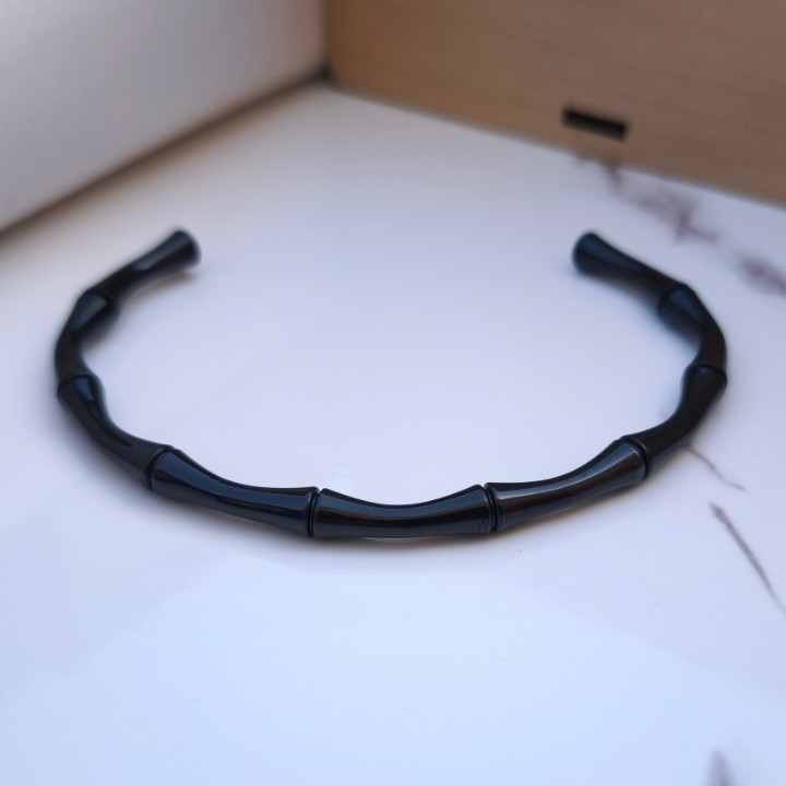 خرید بنگل مردانه مشکی رنگ ثابت