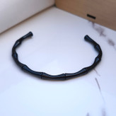 خرید دستبند مردانه مشکی شیک