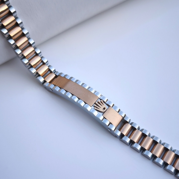 خرید دستبند رولکس مردانه رزگلد شیک