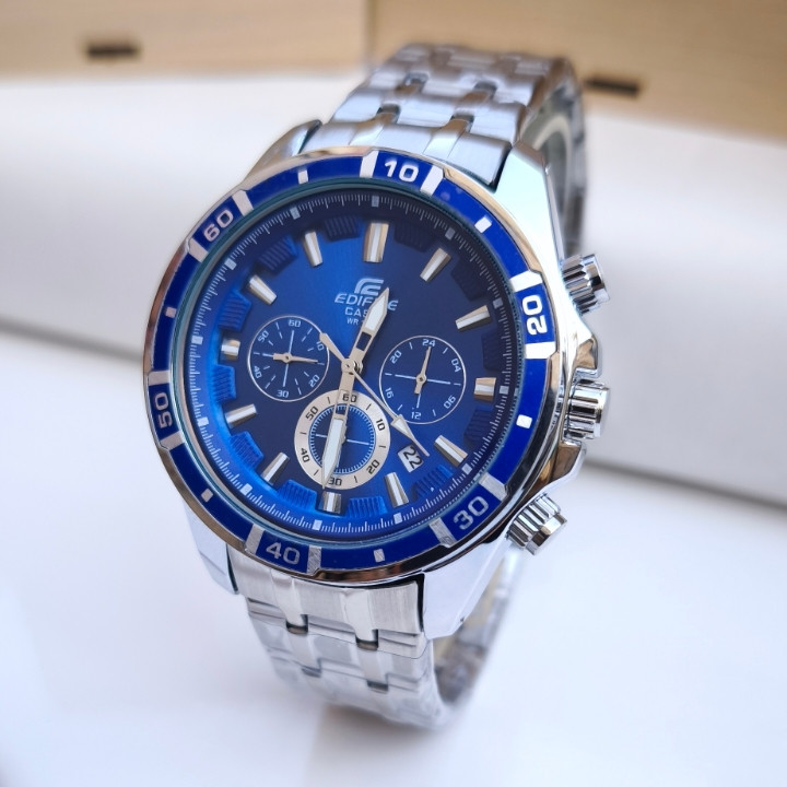 خرید ساعت کاسیو ادیفایس سه موتور مردانه استیل