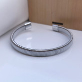 خرید بنگل پسرانه نقره ای رنگ ثابت